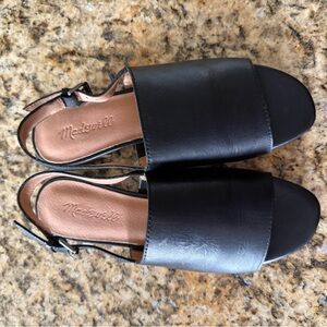Madewell Noelle leather slingback sandals
